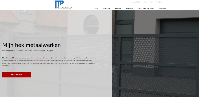mijn hek poorten plaatser