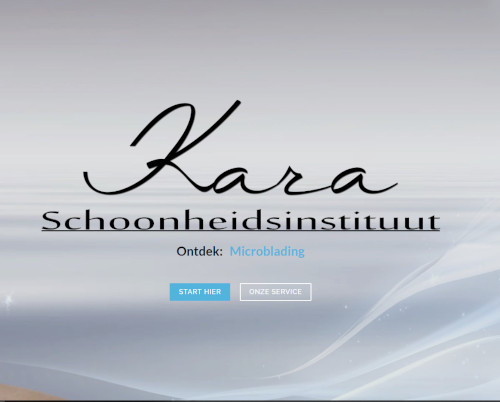 website Schoonheidsinstituut Kara